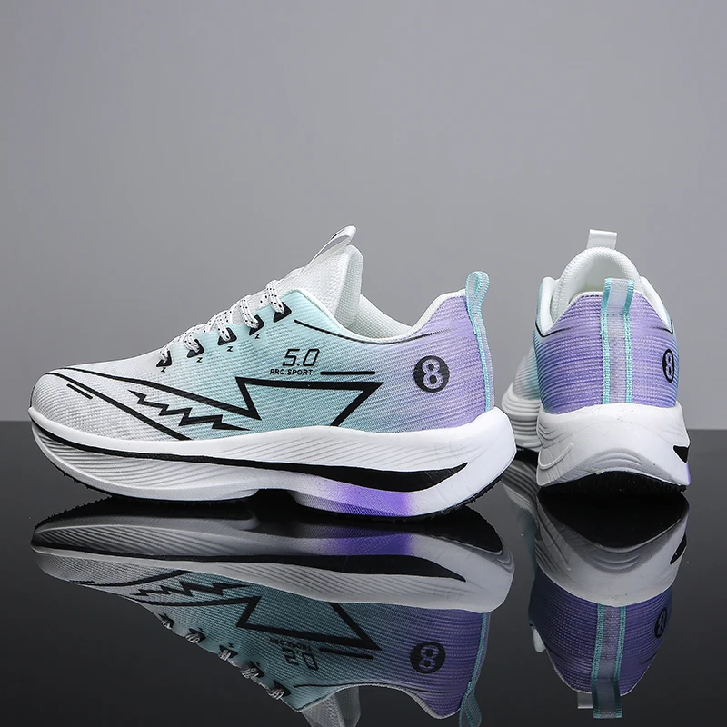 New Men Sports Running Shoes Off Marathon Breathable Light Comfortable Women Athletic Sneakers Race Jogging Tenis Air Cushion