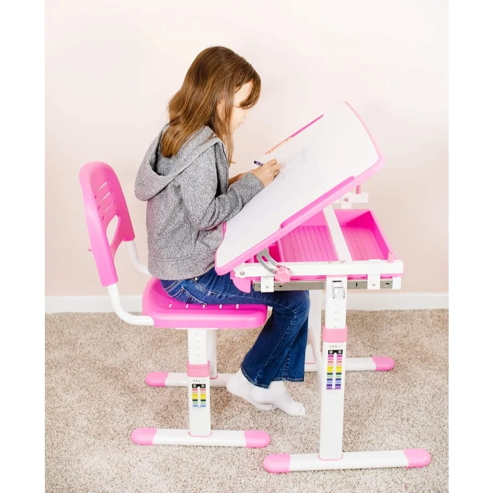 Study Table for Children Students Desk Kids Table Chair Set Room Desks Computer Tables Children's Student Writing Furniture