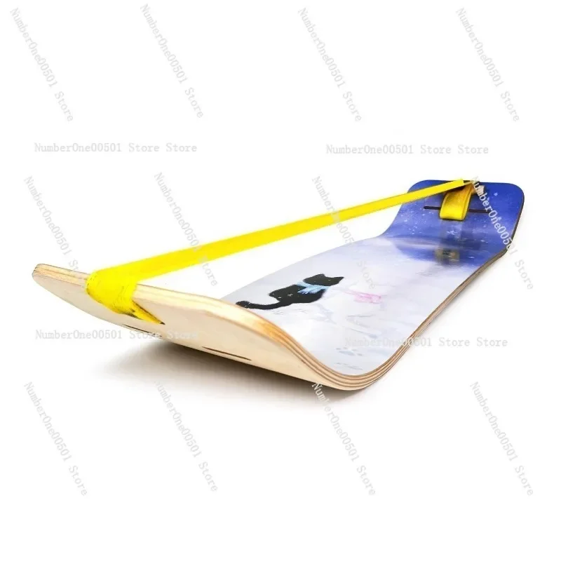 Flattening Band Yoga Balance Board  Fitness Exercise Weaving Band Surf Simulation Ski Training Board