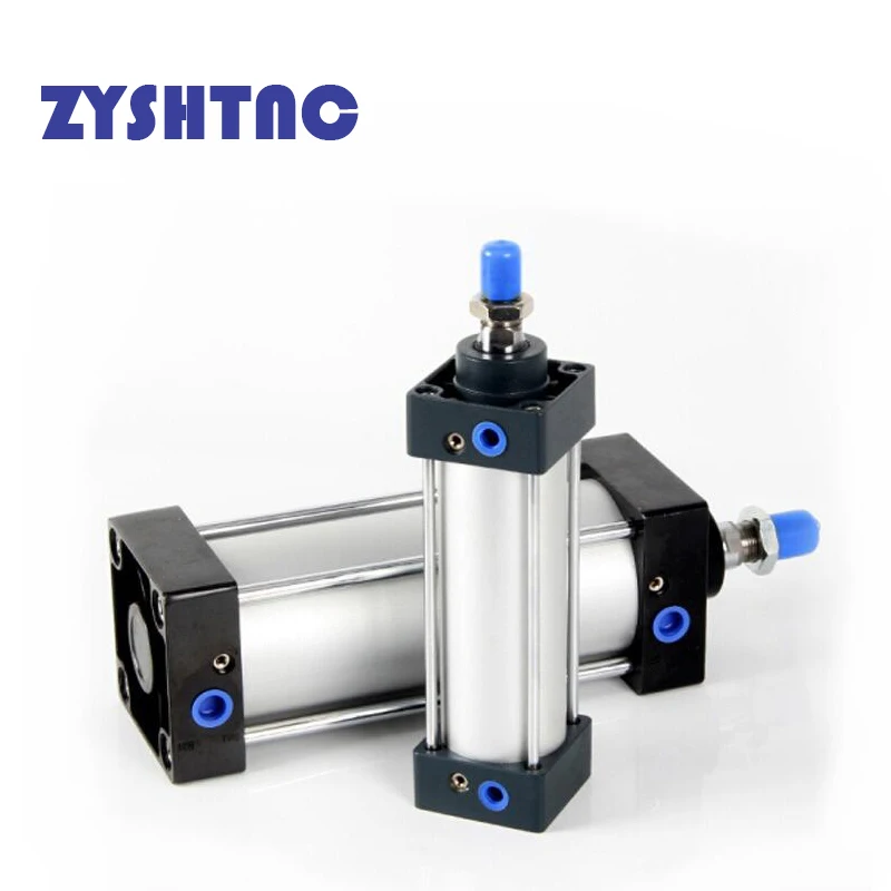 Standard Air Pneumatic Cylinders SC 32/40/50/63mm Bore Double Acting 50/75/100/125/150/175/200/250/300/350/400/500/1000mm Stroke