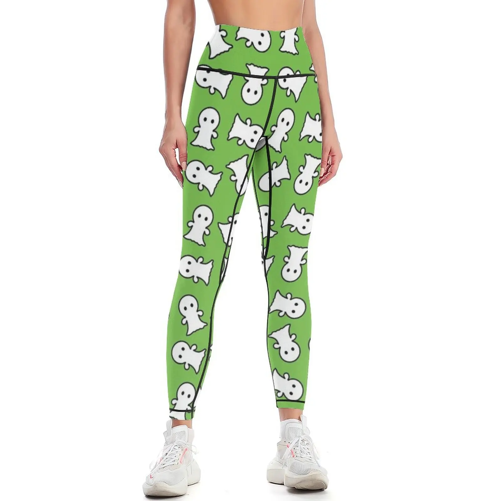 

Lil Ghost - Green Leggings exercise clothing for gym's sportswear Sweatpants Legging sexy woman Womens Leggings