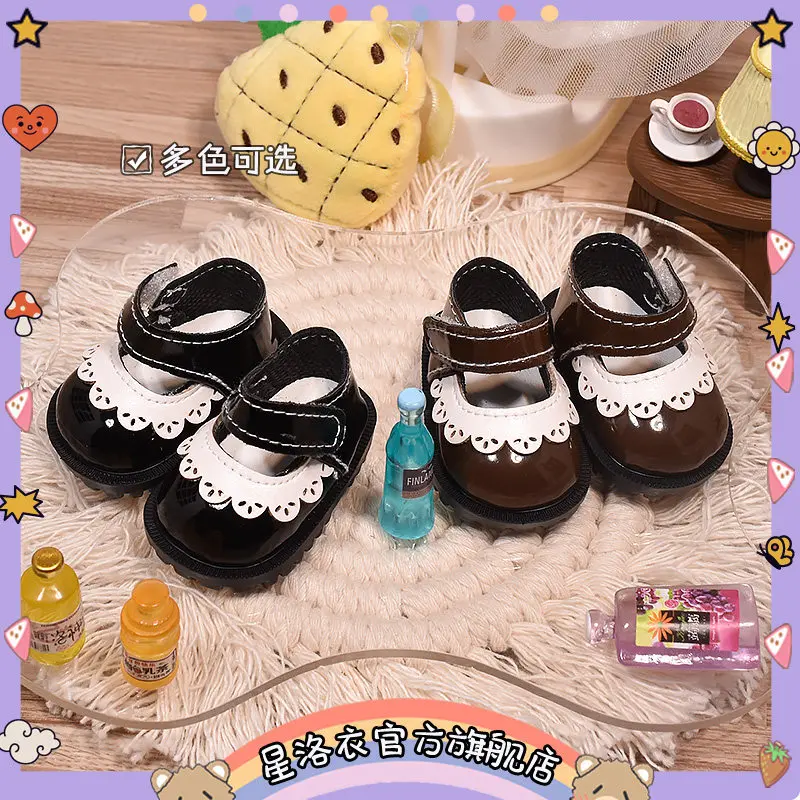 Länge 5,5 cm Puppenkleidung Zubehör 20 cm Baumwollpuppen Lederschuhe für MellChan Spielzeugschuhe Dress Up Kits Weihnachtsfeiertagsgeschenke – Detail 3