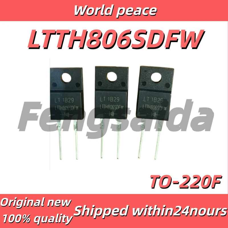 10PCS/100% Brand new original LTTH806SDFW TO-220F 8A/600V fast recovery diode/direct shot