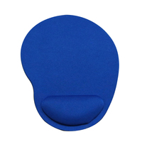 Ergonomic Non-slip Mouse Pad Gaming Wrist Rest Blue Computer Mat Lightweight Portable Laptop Use Anti-fatigue Wrist Support