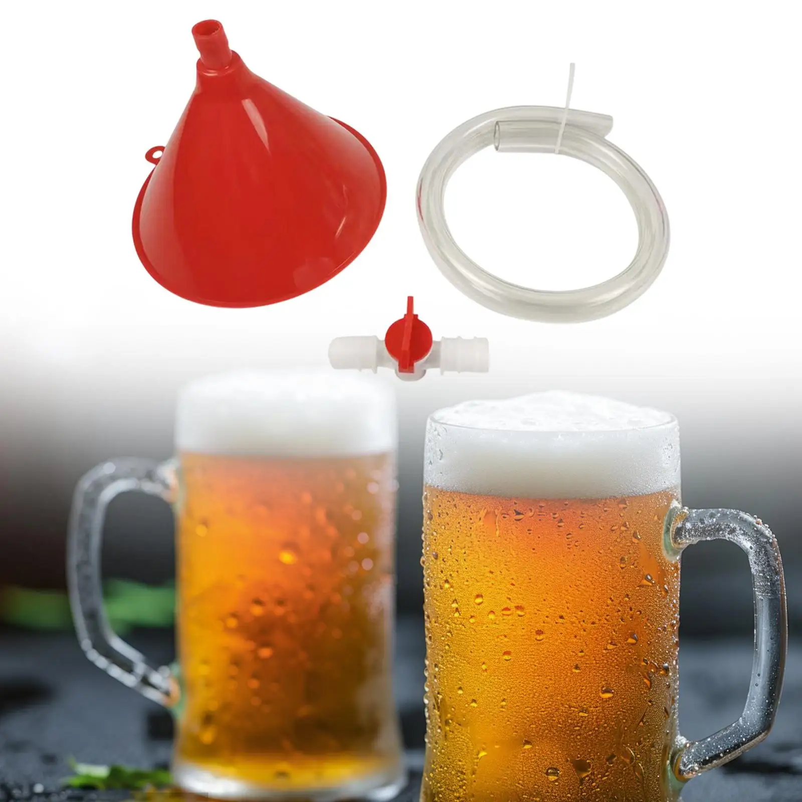 

Beer Funnel with Valve Hose for Beer Festivals College Beer Drinking Games