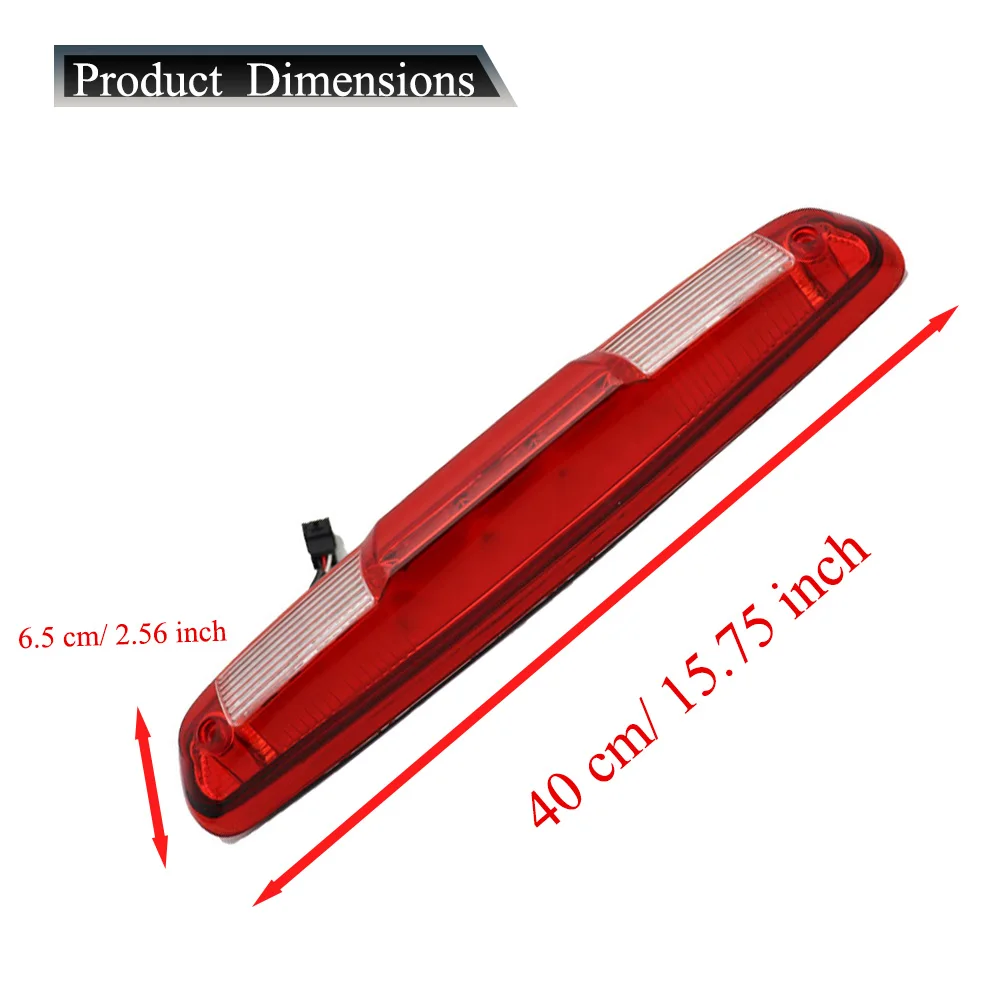 

LED Third Brake Light Cargo Lamp 25890530 For Chevrolet Silverado GMC Sierra 1500 2500 3500 HD High Mount Car accessories