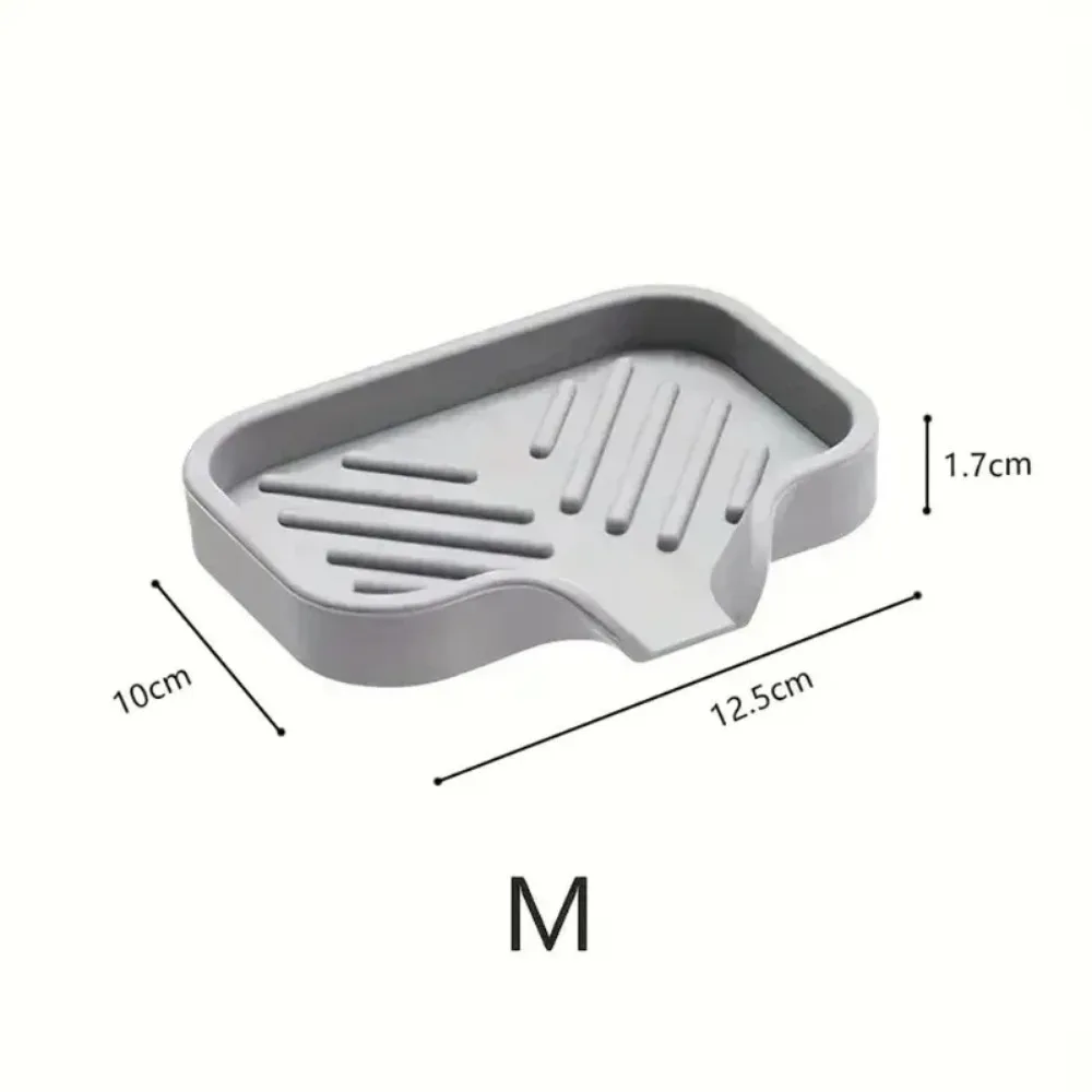 Soap Sponge Storage Rack Countertop Sink Wiping and Washing Storage Rack Silicone Tray Kitten Yellow Duck Multiple Options