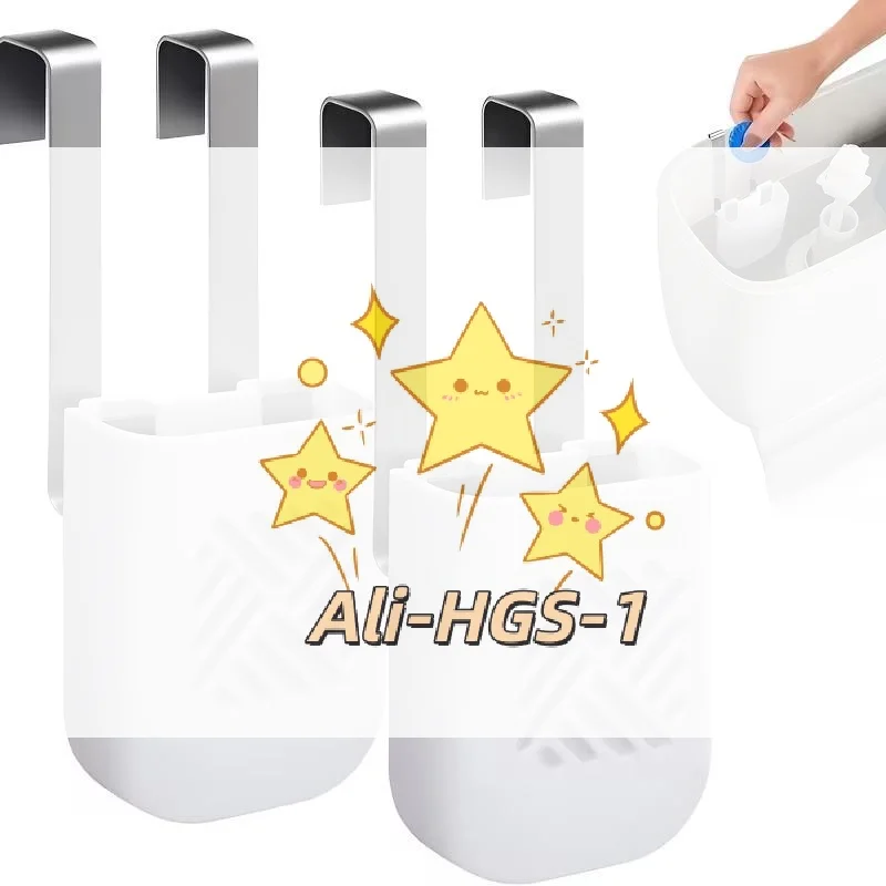 

Toilet Tank Cleaning Tablet Holder Universal Fit Rust Resistant Material For Daily Use in Office and Home Bathrooms