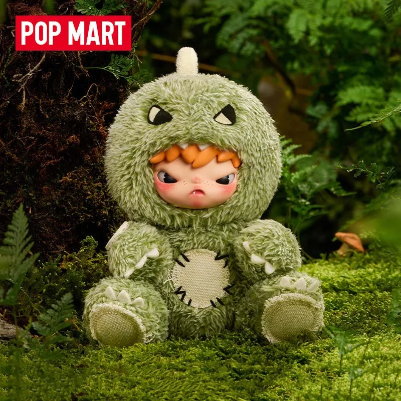 POP MART Hirono Dino Plush Doll Pendant Anime Figure Cute Mystery Box Blind Bag Desktop Toy Collection Guess Bag