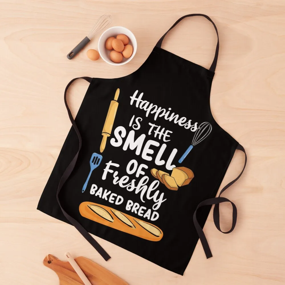 Happiness is the Smell of Freshly Baked Bread | Bread Baker Apron kitchen apron ladies apron ladies kitchen supplies