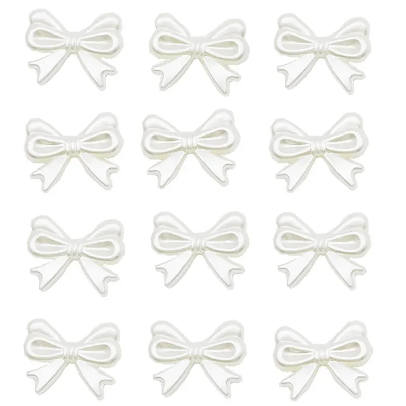 

(50Pcs/pack) 1.8x1.4cm Mini Resin Bow DIY Decoration Packaging Gift Ribbon Crafts Materials Accessories