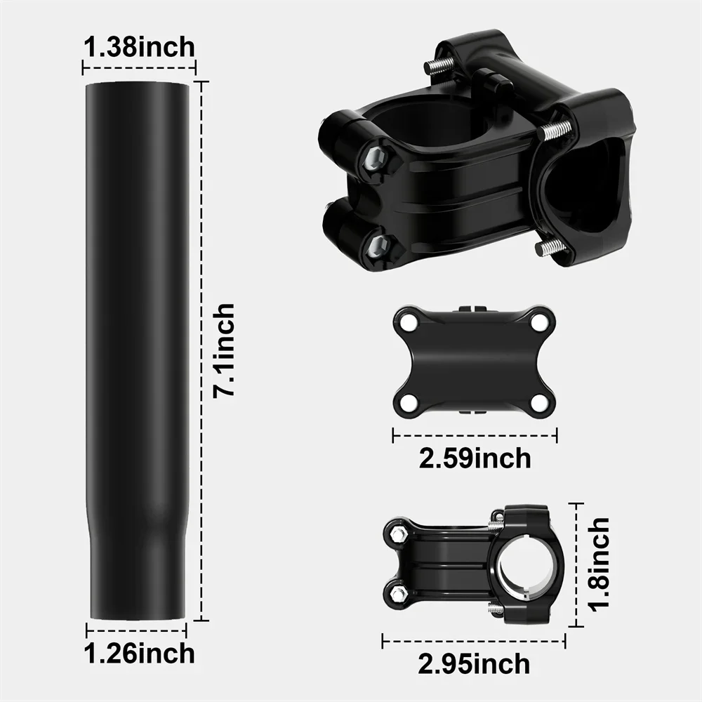 For Starlink Gen V2 mini Pipe Adapter,Compatible with Starlink GEN 2 Pole Mount Kits Roof Mount Bracket for Car Truck RV Yacht