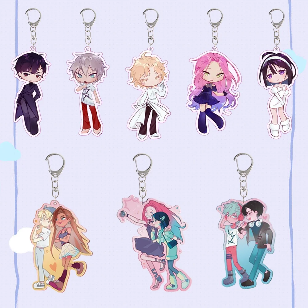 ルカ・イヴァン・ティル・ミジ・ヒョナ・スア アニメ周辺グッズ アクリルキーホルダー エイリアンステージ カスタム漫画 バックパックペンダント ギフトオーナメント