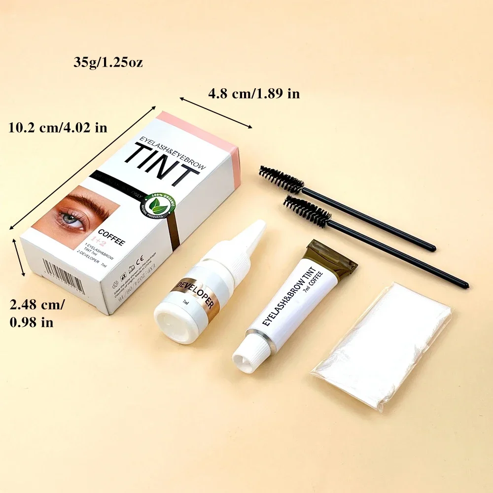 Kit de embaupour les cils et les sourcils, teinte professionnelle, imperméable, longue durée, semi-continu, lifting des sourcils