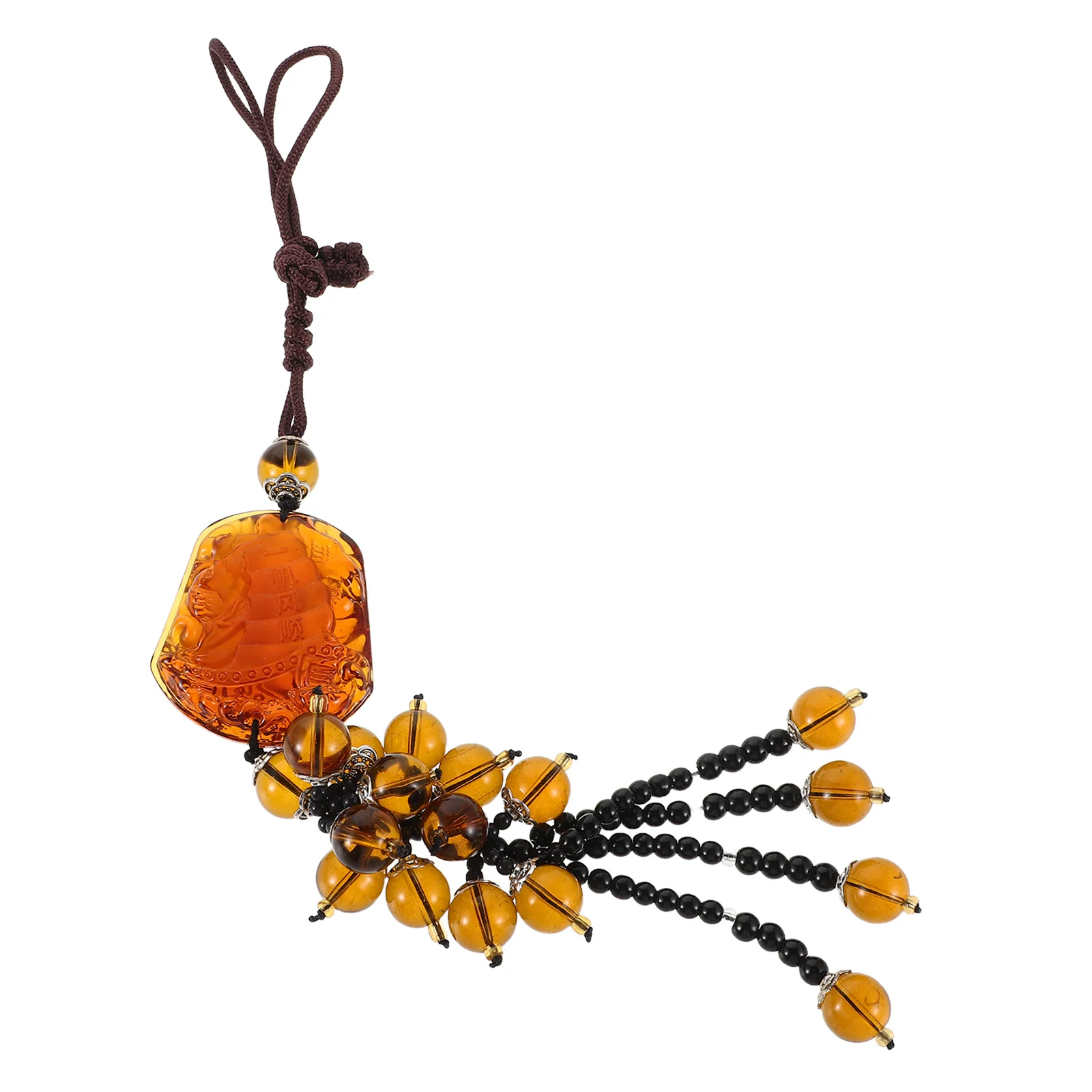 

Car Rearview Mirror Pendant Double Sided Chinese Style Lucky Charm Hanging Ornament Automotive Interior Decoration Car Hanging