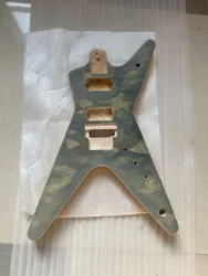 Original Electric Guitar Body,Scratches,6 Strings,Special Shape Barrel,Finished Floyd Rose,Tremolo Bridge,Stock Defective