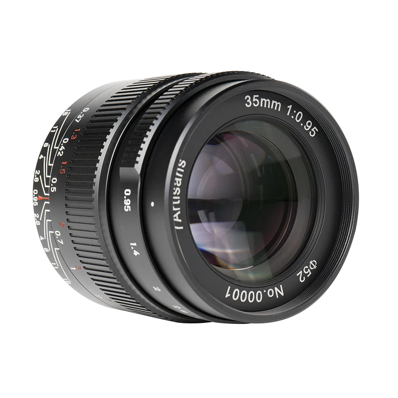 

7artisans 7 artisans 35mm F0.95 Large Aperture Portrait Lens for E A6600/Fuji FX/Canon Eos-M M6/Nikon Z Z9/M4/3 Mount DC-S1