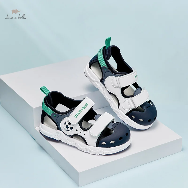 Dave Bella Breathable Sport Sandals Summer Sandals for Boys Casual Beach Shoe Comfortable Soft Sole Kids Shoes DB2240853