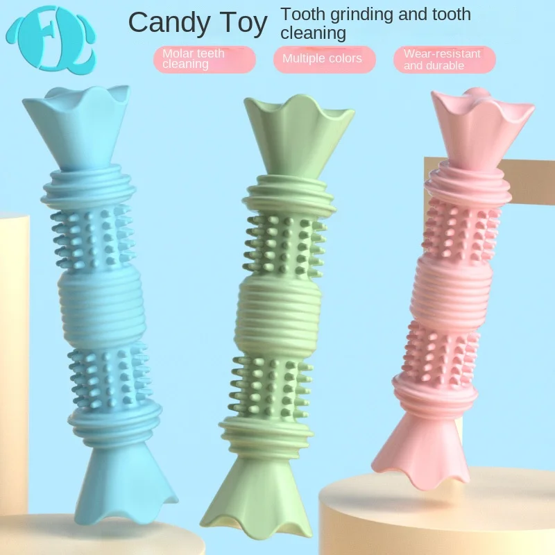 

New Pet Training Candy Toy Molar Rod Dog ToothbrushtprPet Toys