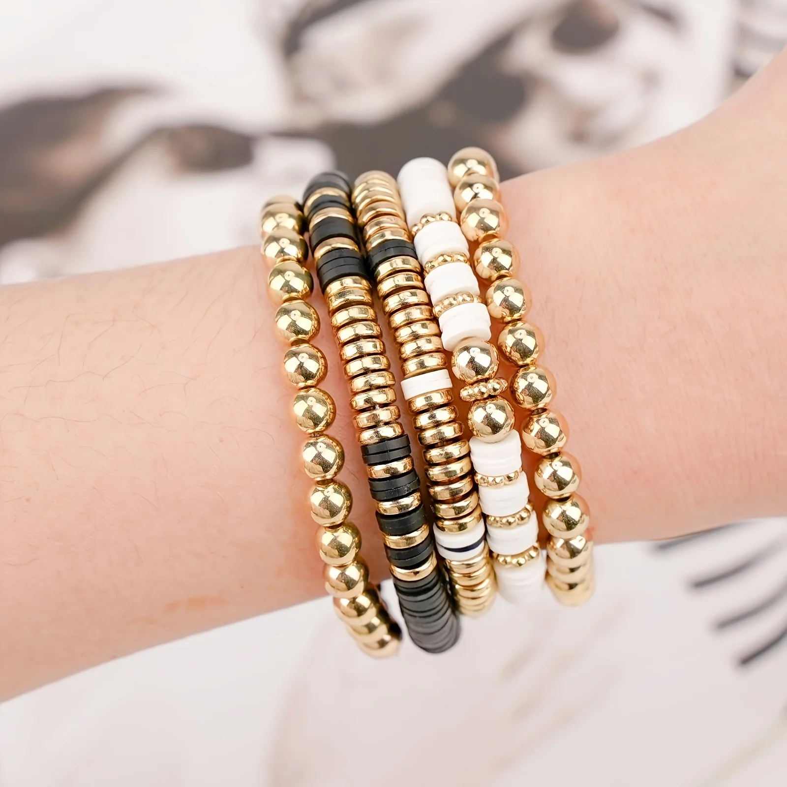 3000pcs Clay Bead Bracelet Set Charm Bracelet Handicraft Set, Women's Birthday Gift Art and Crafts view 5