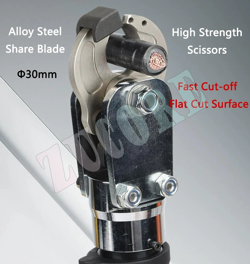 ES-30C 充電式ミニケーブルカッターポータブル小型電気油圧銅アルミケーブルはさみワイヤーペンチ