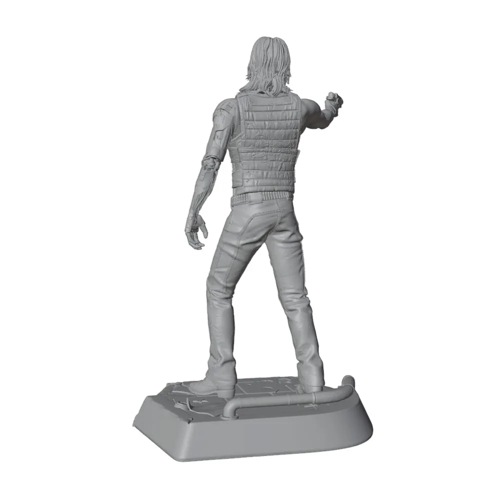 1/24/18/16/12 Warrior Resin Model Kit GK Micro 3D Printed Grey Model Statue, High Precision Resin Model Hand Uncolored