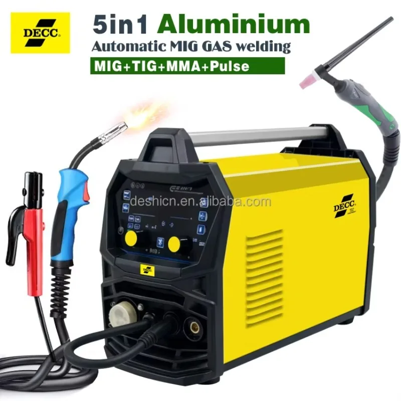 MIG TIG MMA Multi-Function 5-in-1MIG Pulse Aluminum Welding Machine