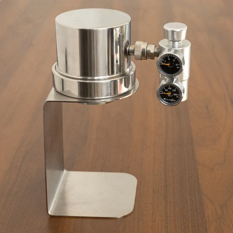 304 Stainless Steel Micro-flaw Pneumatic Coffee Machine Espresso Instead of Mocha Pot 9bar High Pressure Extraction