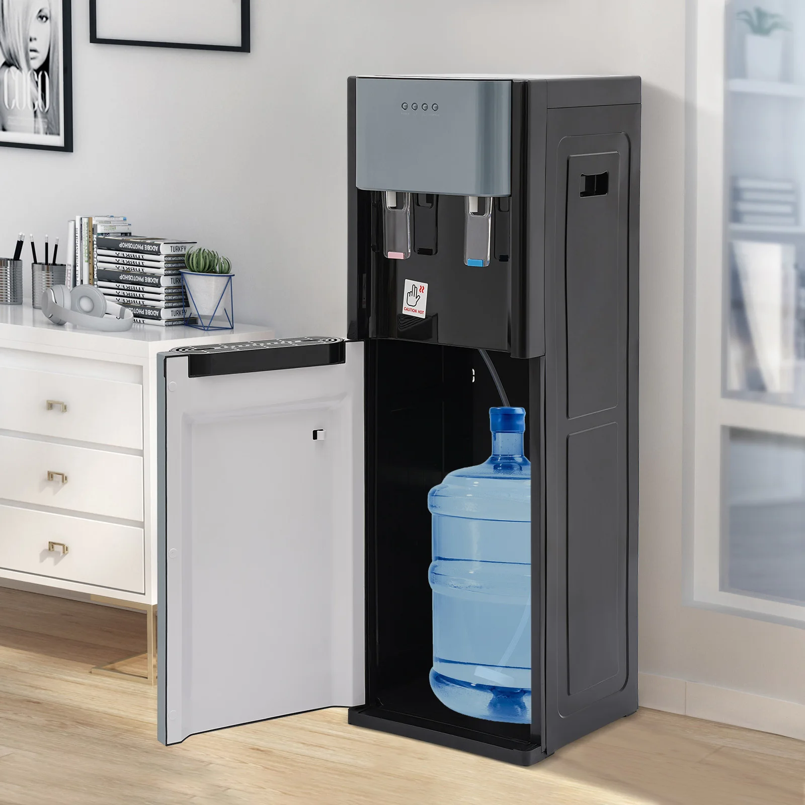 

Bottom Loading Water Dispenser With Heating And Cooling Functions Auto Shut-off Protection Detachable Drip Tray for Home Office
