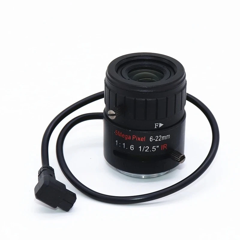 Zoom lens 6-22mm high definition 5 million pixel