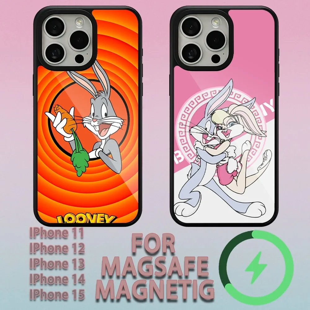 Beast Kingdom B-Bugs Bunny  Phone Case For iPhone 15 14 13 12 11 Pro Max Plus Magsafe Magnetic Wireless Charging Cover