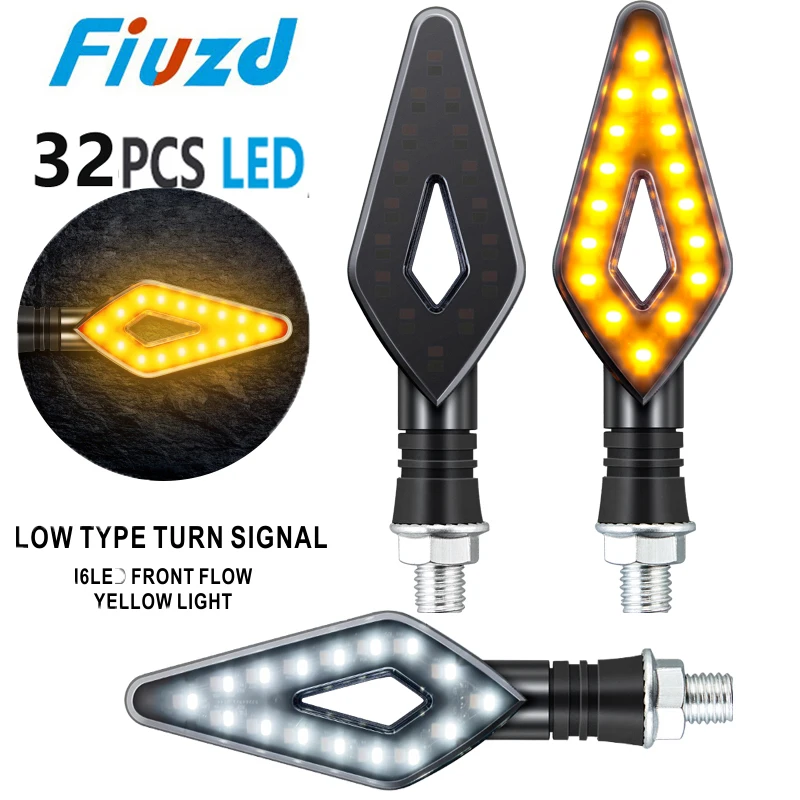 

Motorcycle Turn Sequential Signals LED Blinker Flowing Water Flashing Lights Tail Stop Indicators Turn Signal