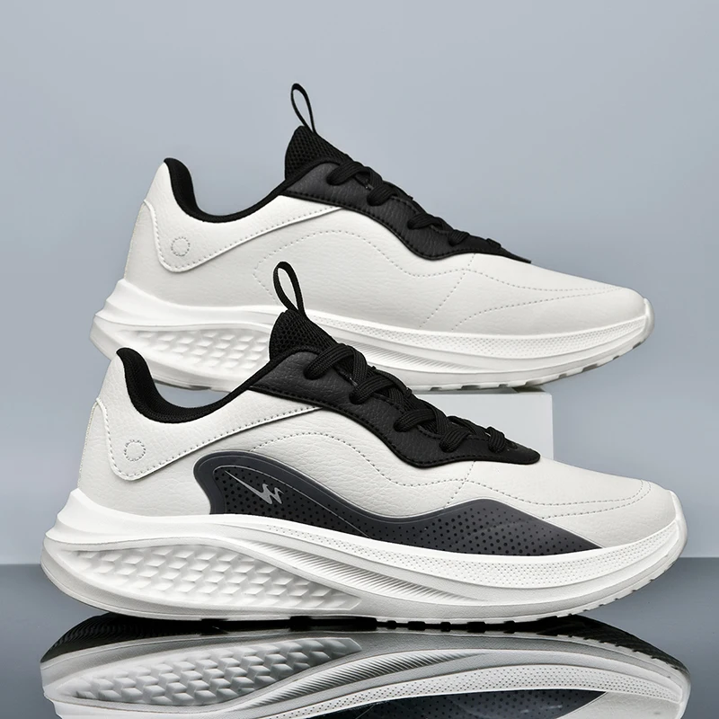 

Men's 2026 new waterproof upper casual men's shoes, fashionable and trendy anti sports casual men's shoes