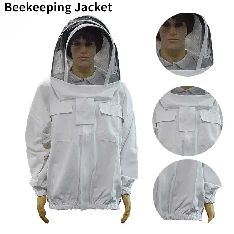 

1 pc Beekeeping Jacket Veil Set Anti-bee Clothing Breathable Beekeeping Suits Clothes Protective Clothing Apiculture