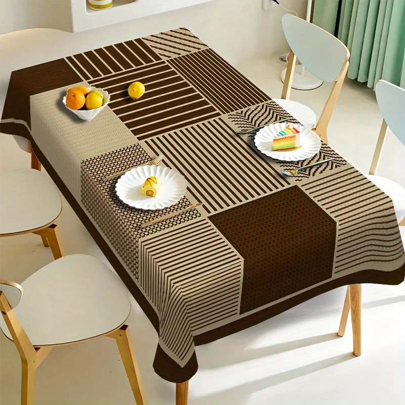 VIKAMA Nordic Minimalist Tablecloth Rectangular Kitchen Dining Tablecloth Coffee Table Cover Festive Gathering Party Decorations