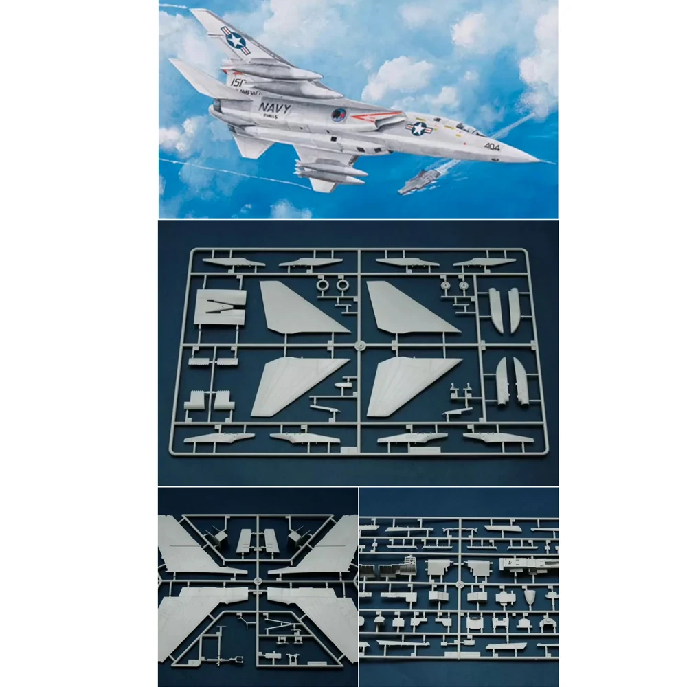 

Trumpeter 02809 1:48 Scale US RA5C RA-5C Vigilante Fighter Plane Aircraft Plastic Assembly Model Kit Military Building Toy