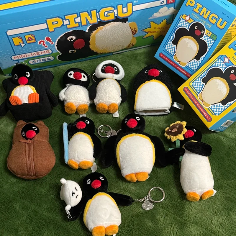 

Pingu Mini MEME Blind Box Cute Penguin Stuffed Toy Authentic Original Collectible Decoration For Adult Collectors