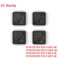 STM32F103C8T6 STM32F103CBT6 STM32F051C8T6 STM32F030C8T6 LQFP-48 STM32 F103C8T6 F103CBT6 F051C8T6 F030C8T6 LQFP48 MCU IC Chip