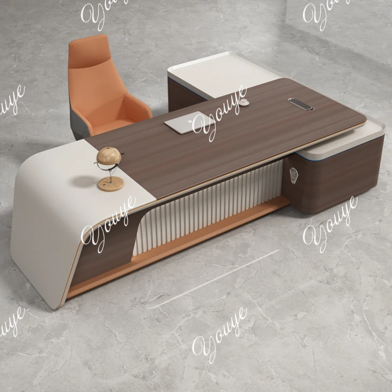 

Lamp Organizer Executive Table Modern Luxury Manager Drawers Computer Desks Study Organizer Mesa Para Computador Home Office