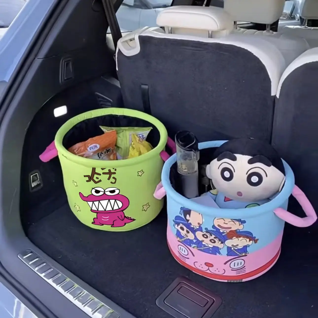Super süßer Crayon Shin-chan Aufbewahrungskorb zum Ordnen von Kleinkramen und Snacks. Niedliche Aufbewahrungsbox mit großem Fassungsvermögen.