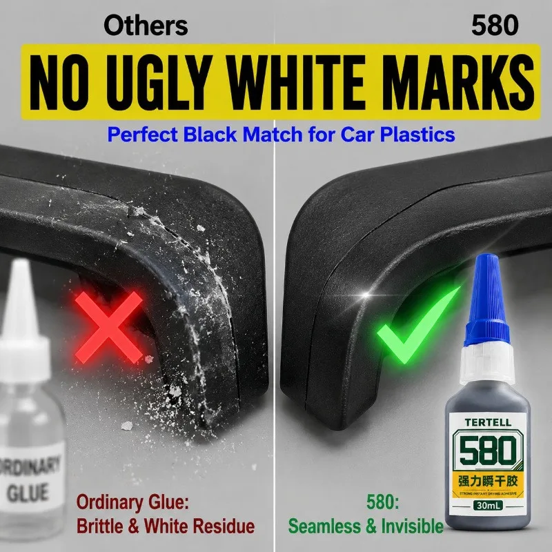580 Super Instant Adhesive Strong Quick Dry Glue Special For Metal Plastic Rubber Leather Fiber Multi Material Bonding Repair