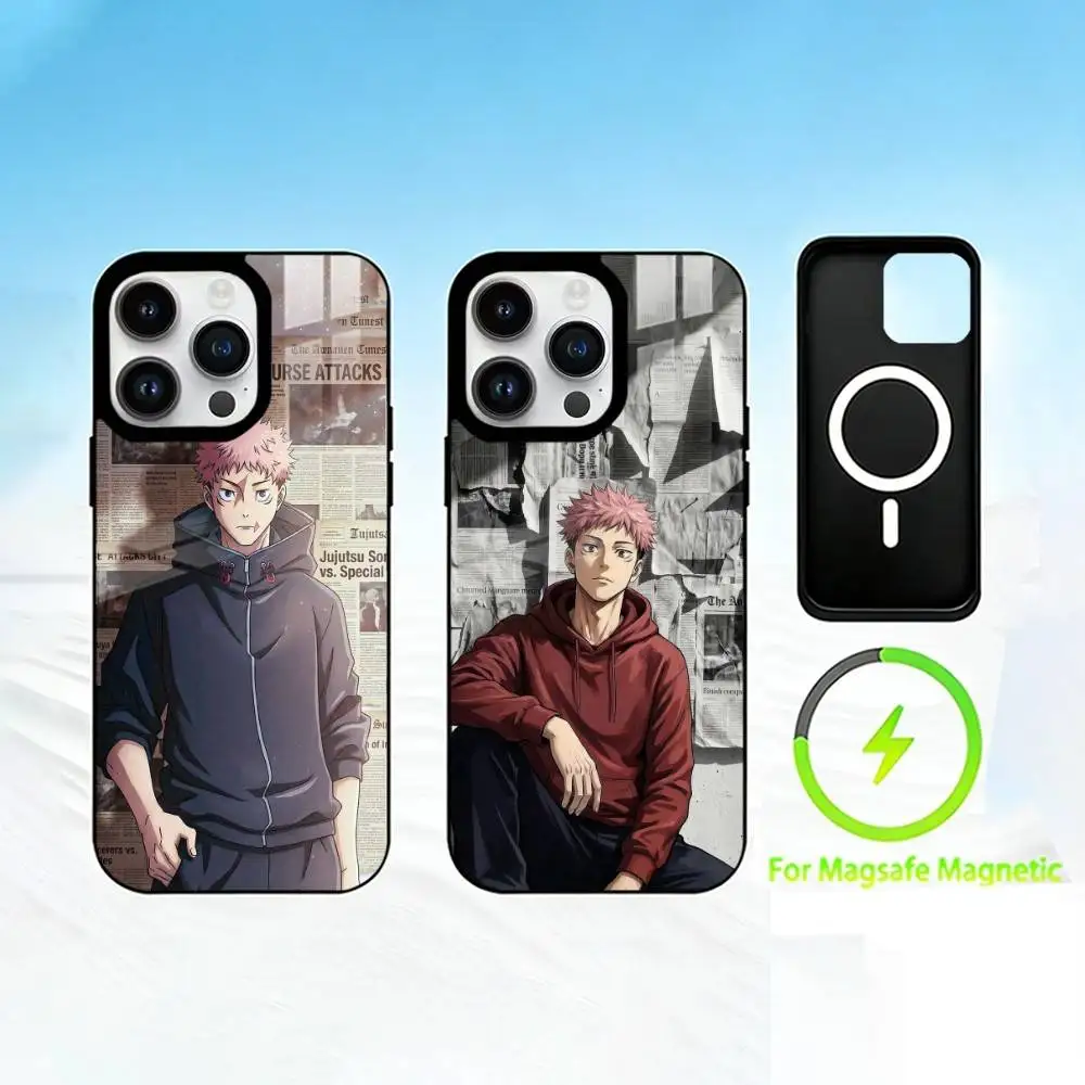 

Illustrator style spell back to war Phone Case For iPhone 17 16 15 14 13 12 Pro Max Plus for Mirror Wireless Magnetic Cover