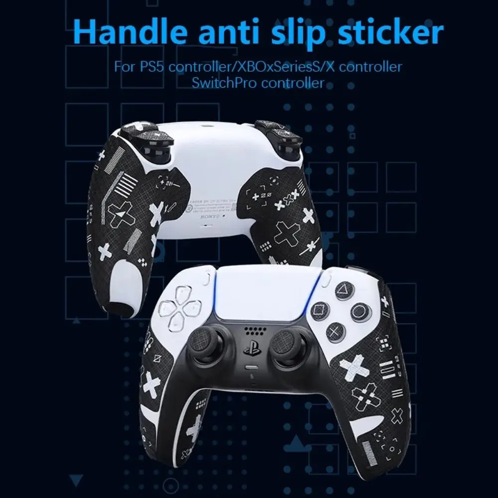 Strong Adhesive Gamepad Sticker Water-absorbent DIY Gamepad Anti-slip Film Soft Anti-slip Sticker for Switch PRO/PS5/Xbox