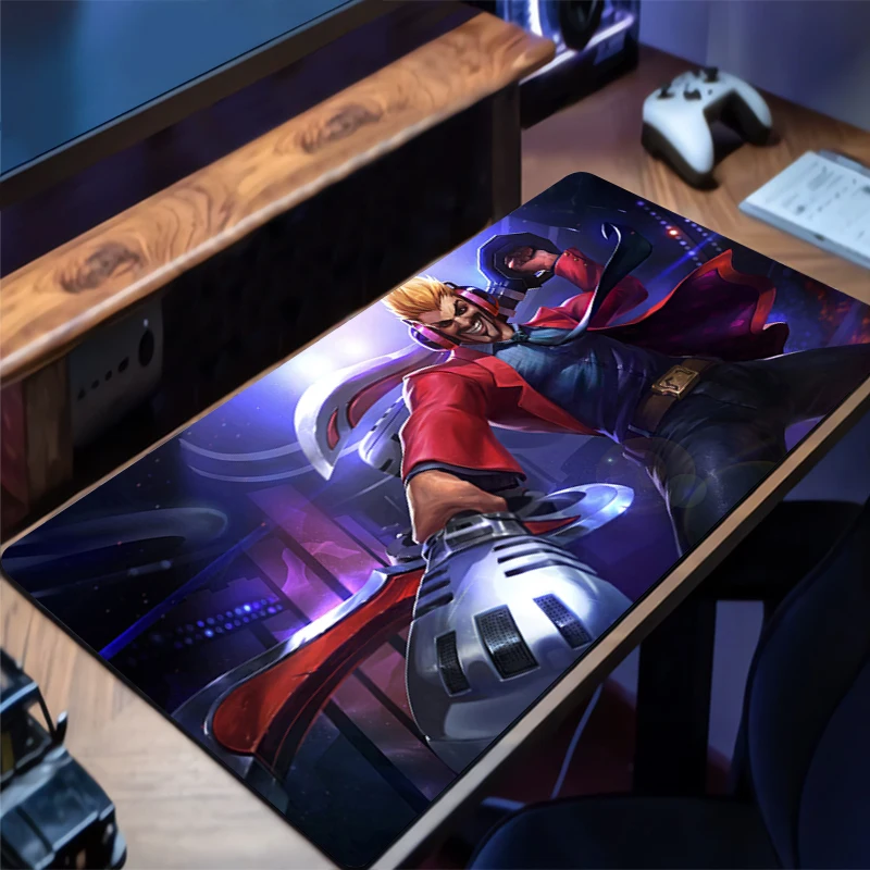 

Gaming Mouse Pad League of Legends Draven Gamer Computer Accessories Table Mat Mousepad Company Laptop Desk mat PC game Mousepad