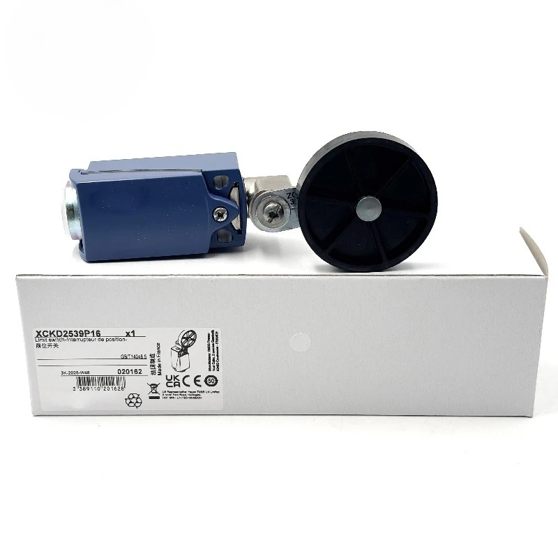 

New Original Remote-controlled XCKD2539P16 Limit Switch with 50mm Thermoplastic Roller Bar, 1NC + 1NO, for Slow Application