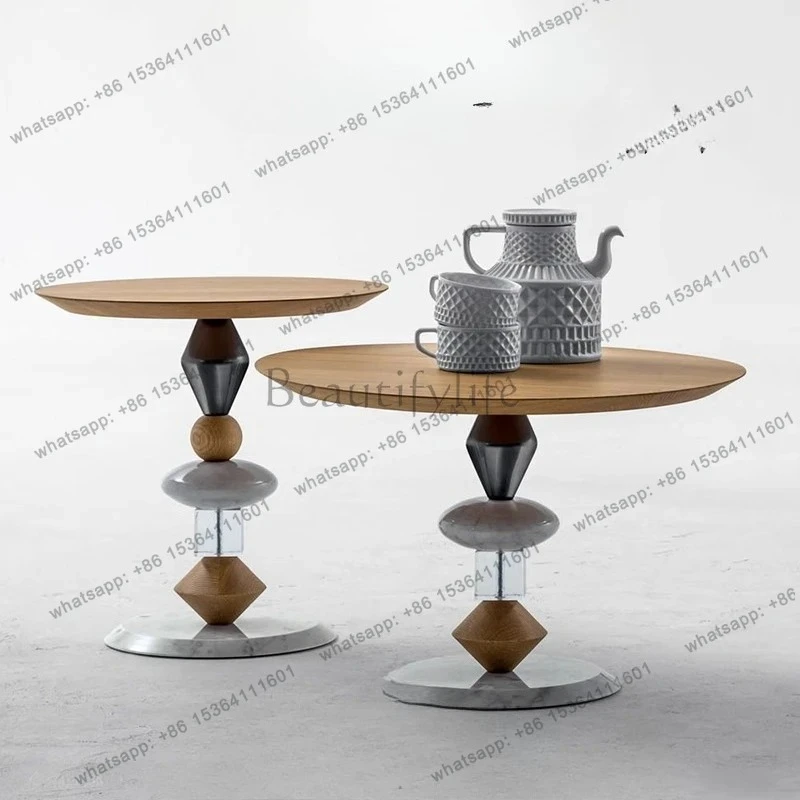 block crystal marble sofa bedroom  office decoration  Modern creative design ins candied gourd building