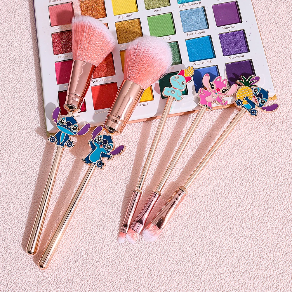 Set di pennelli per trucco professionale da 5 pezzi Pennelli per fard in polvere per ombretto per trucco