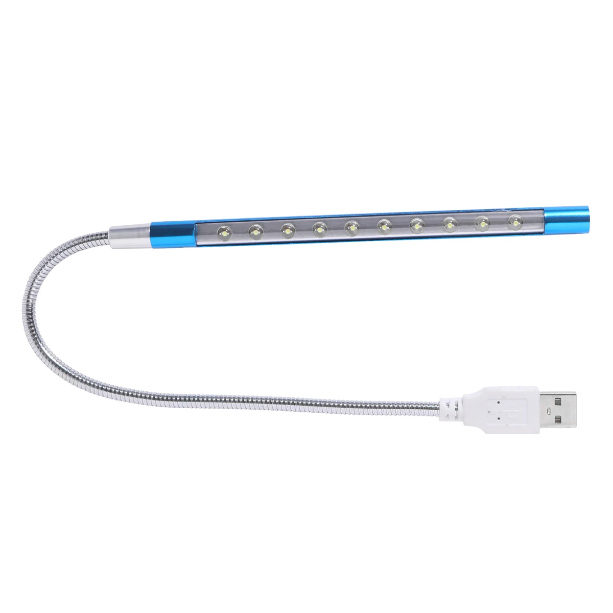 

Keyboard Light USB Laptop Eye Protection Small Table Reading Lamp Flexible Metal Bellows 360 Degree Rotation Bright LED