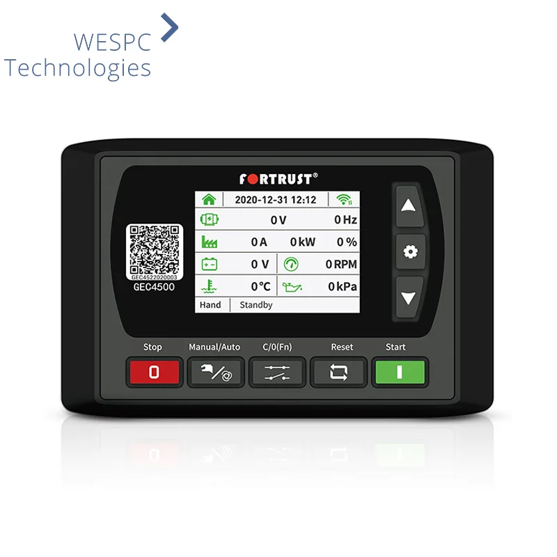 

Genuine GEC4520-485-CAN Generator Set Controller Monitoring Screen Panel RS485 And CAN Communication Interface