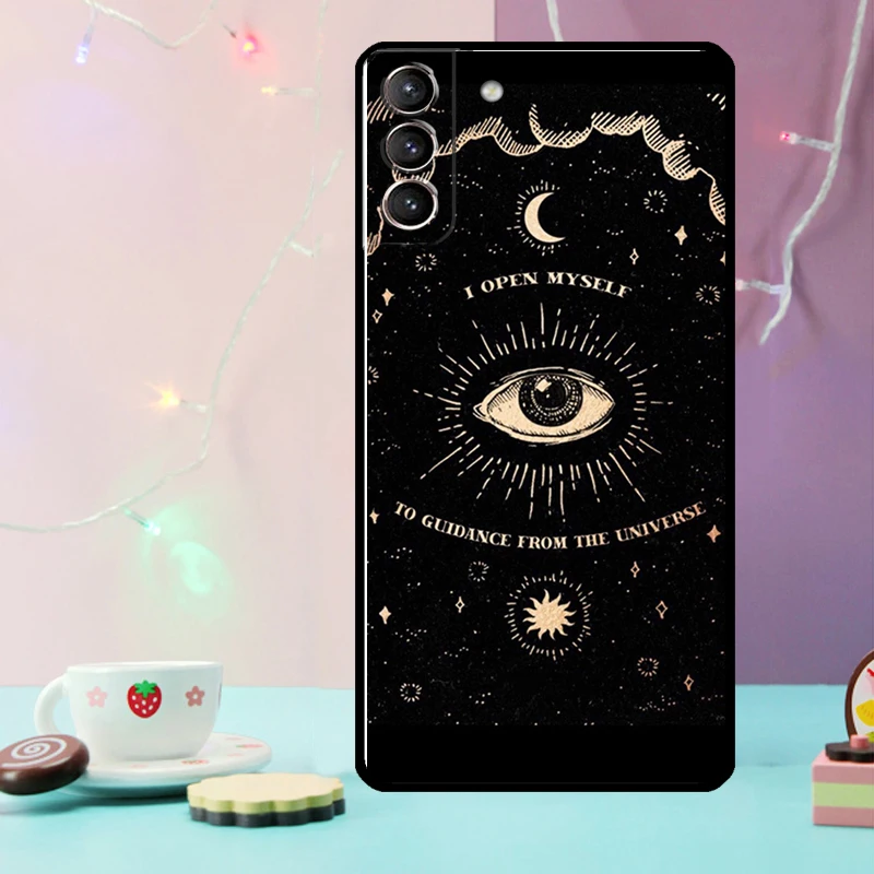 Etui Eye Hamsa do Samsung Galaxy S21 S20 FE S22 S23 S24 Ultra Note 10 Plus Note 20 S8 S9 S10 pokrowiec